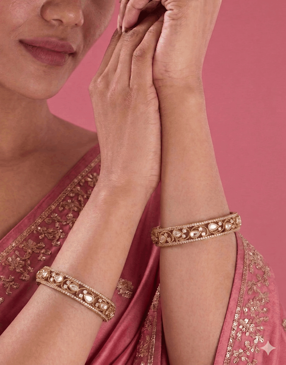 Polki Elegance Bangles