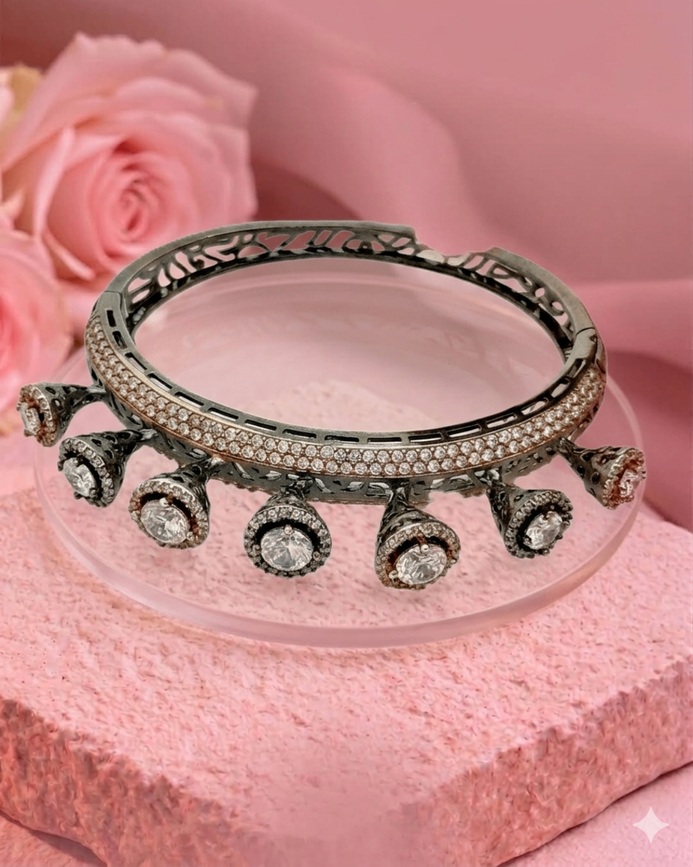 Flow Tide Dewdrop Cuff Adjustable Bracelet