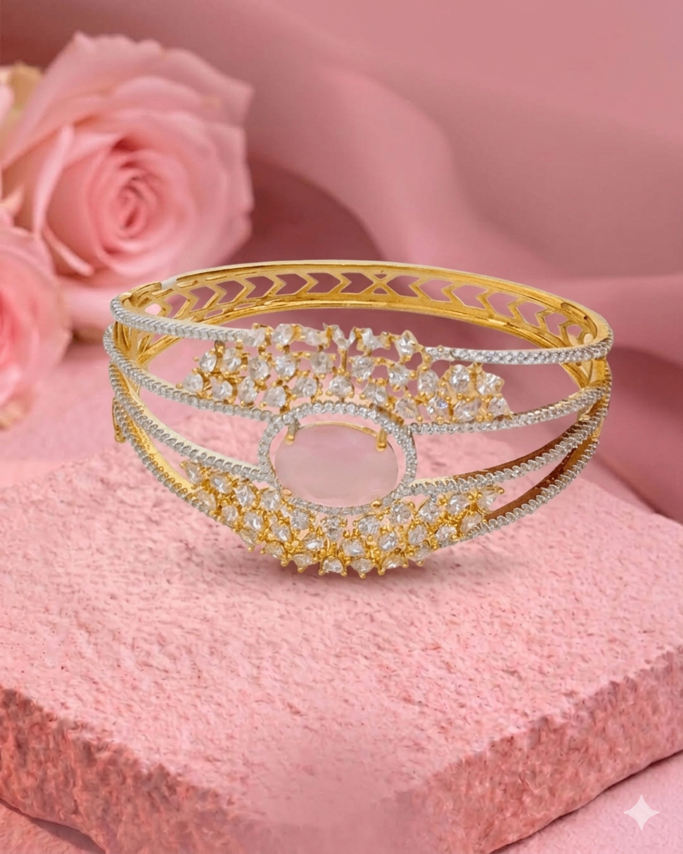 Kusum Floral Cuff Bracelet