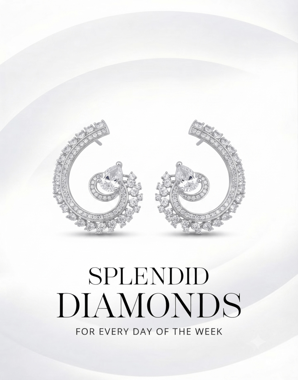 RoundBrilliant Studs