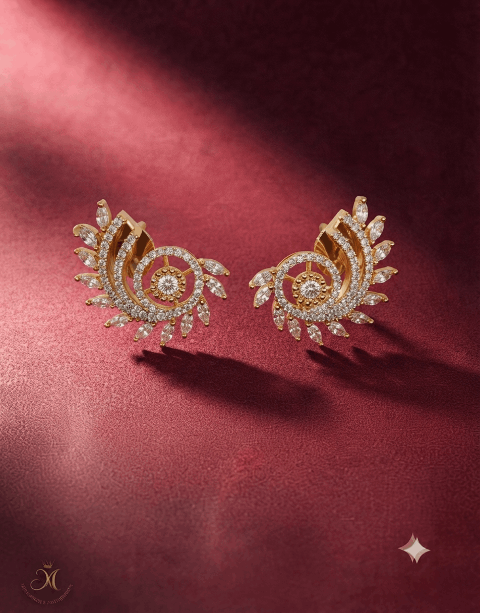 Botanical Leaf Studs