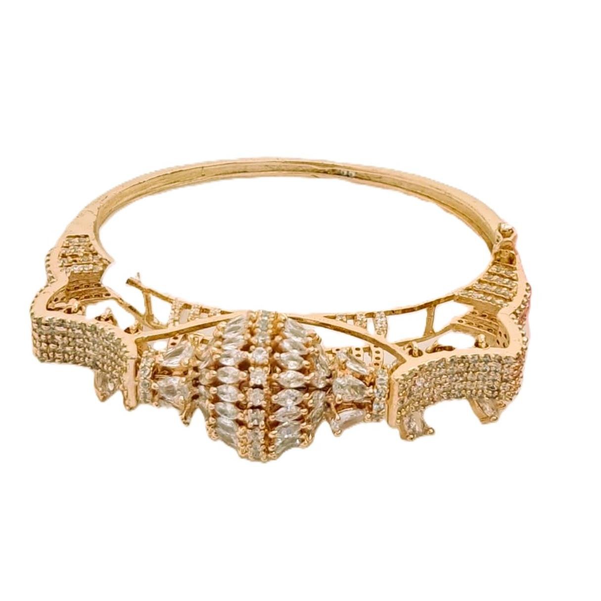 Flow Tide Golden Wave Cuff Adjustable Bracelet