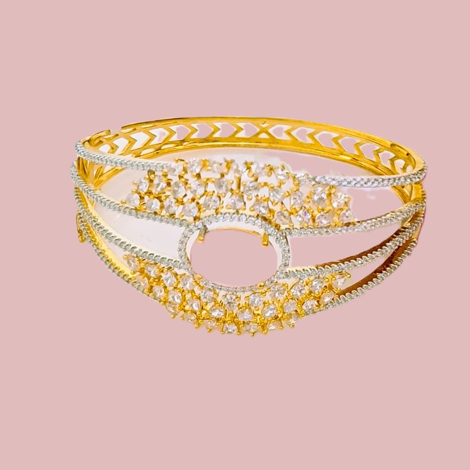 Kusum Floral Cuff Bracelet