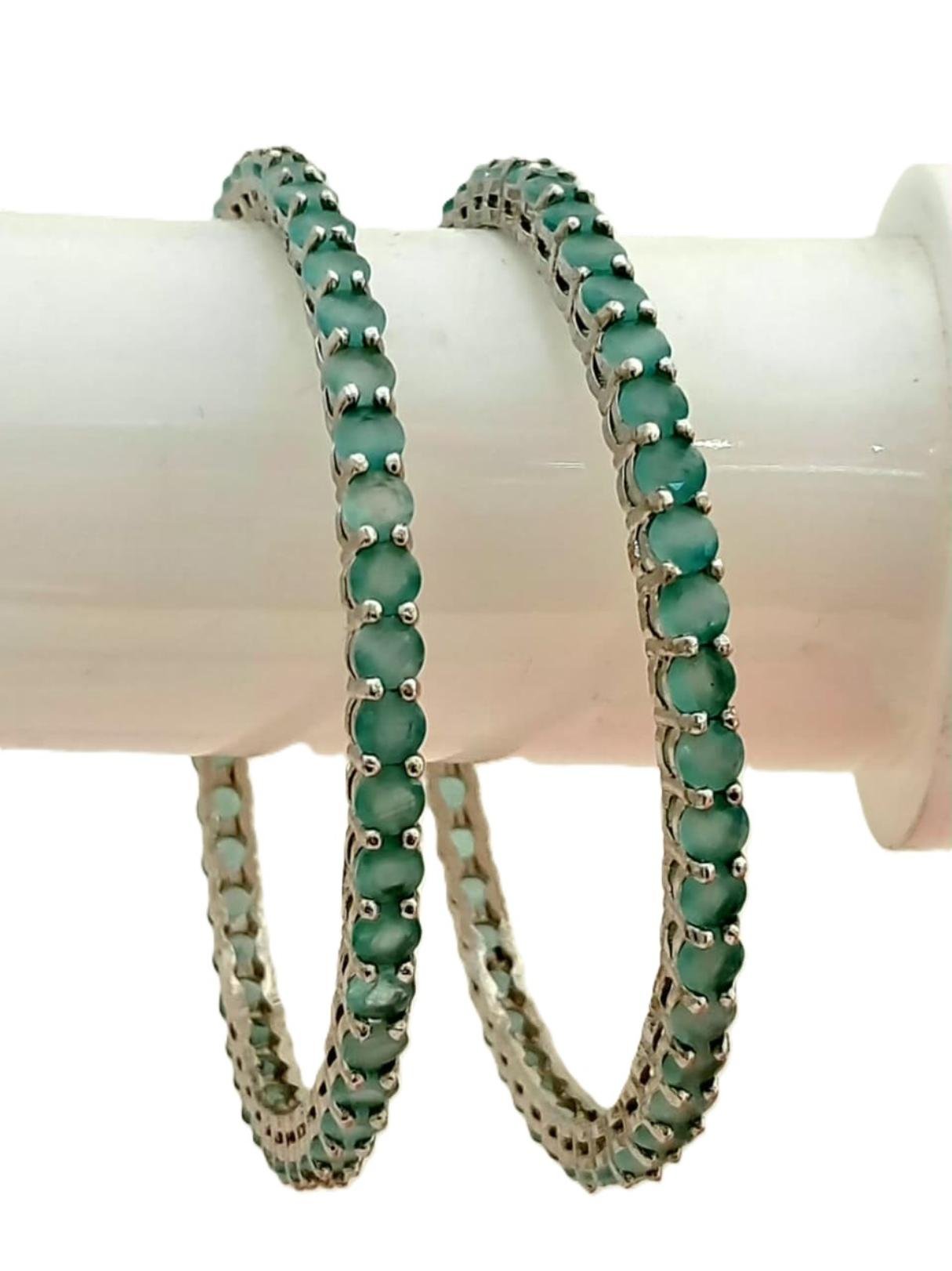 Shalini Emerald green