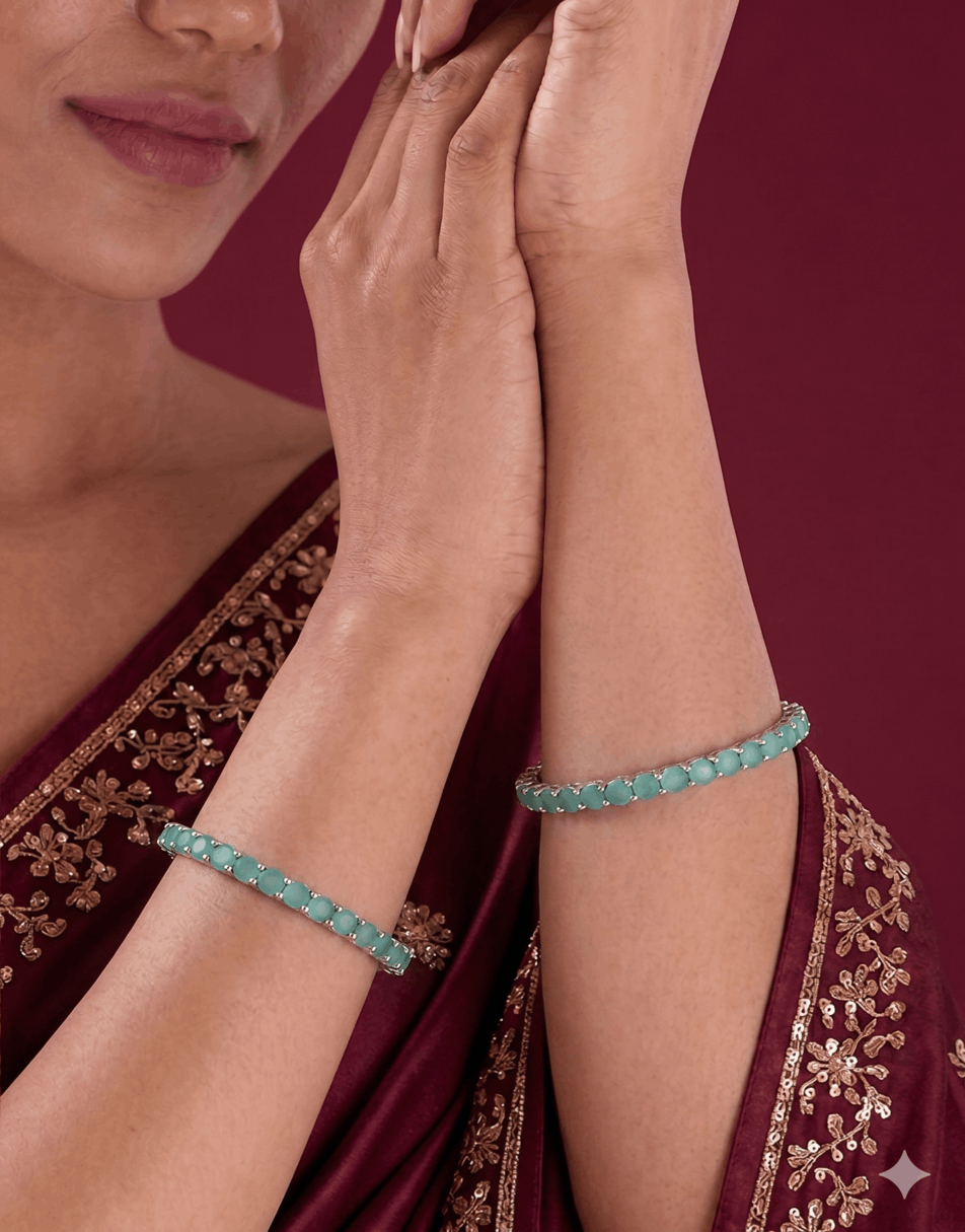 Shalini Emerald green