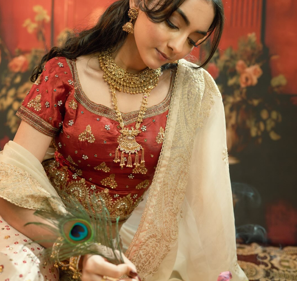 Royal Kundan Bridal Necklace Set - WOW Fashion jewelry Ahmedabad